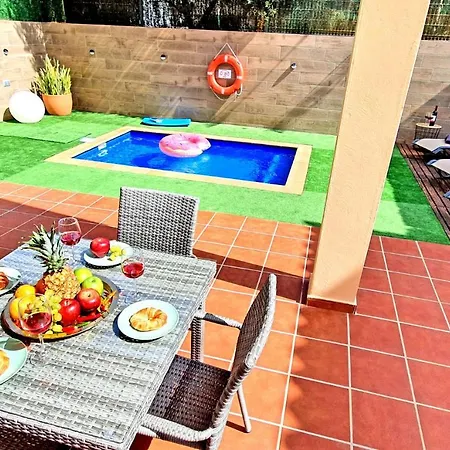 Ferienhaus Casa Taramar - - Max 8 Personen - Pool - Meerblick - Strandnah * Tarajalejo